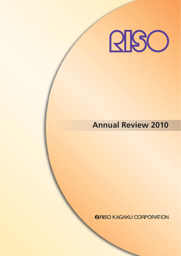 Thumbnail Riso Kagaku Corporation Annual Report 2010
