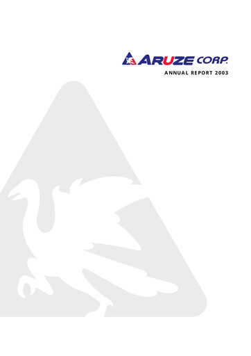 Thumbnail Universal Entertainment Corporation Annual Report 2003