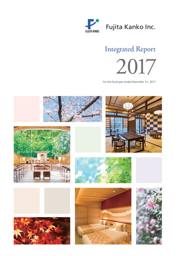 Thumbnail Fujita Kanko Annual Report 2017