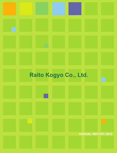 Thumbnail Raito Kogyo Annual Report 2010