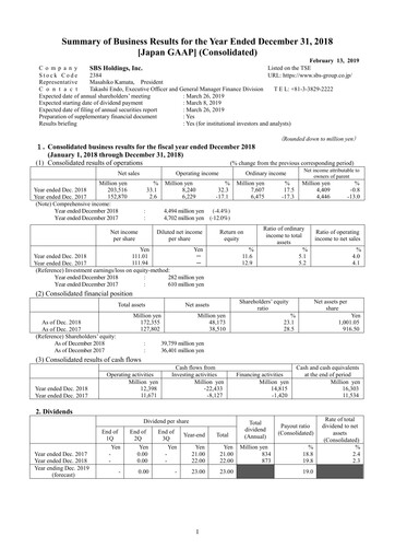 Thumbnail SBS Holdings Financial Statement 2018