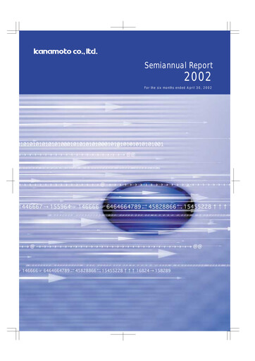 Vorschaubild Kanamoto Halbjahresbericht 2002-h1