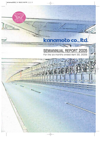 Vorschaubild Kanamoto Halbjahresbericht 2005-h1