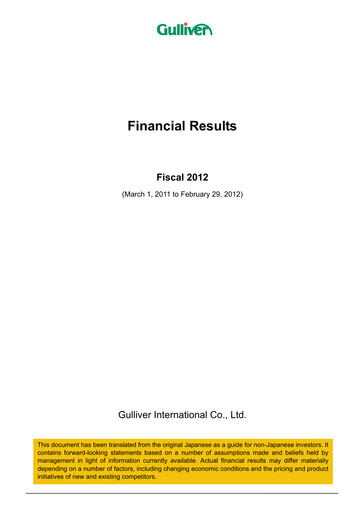 Thumbnail IDOM Inc. Financial Statement fy2012