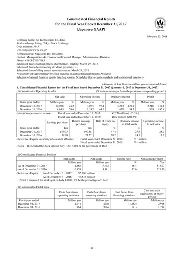 Thumbnail RS Technologies Financial Statement 2017