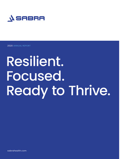 Thumbnail Sabra Health Care REIT Annual Report 2020