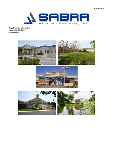 Thumbnail Sabra Health Care REIT Quarterly Report 2012-q3