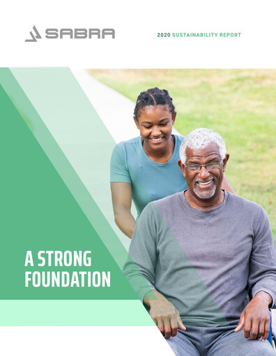 Thumbnail Sabra Health Care REIT Sustainability Report 2020