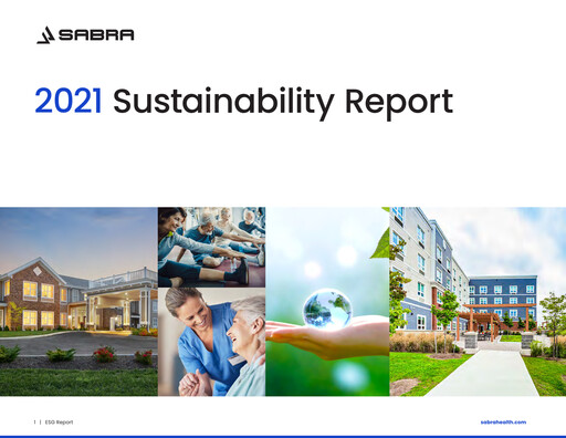 Thumbnail Sabra Health Care REIT Sustainability Report 2021
