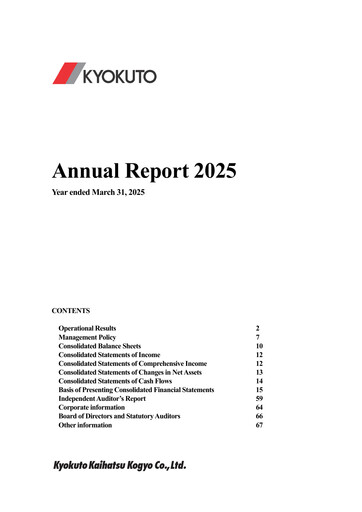 Thumbnail Kyokuto Kaihatsu Kogyo Annual Report 2025