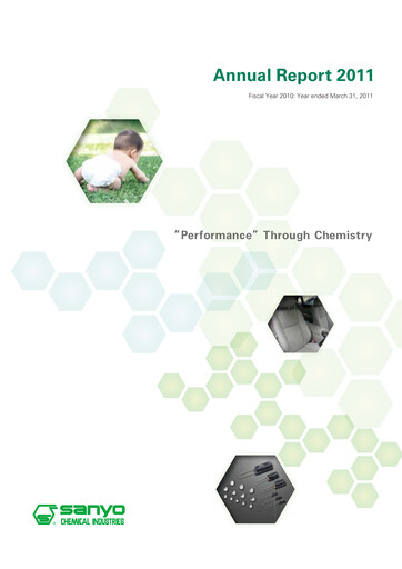 Thumbnail Sanyo Chemical Industries Annual Report 2011