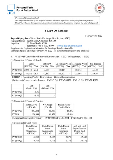 Thumbnail Japan Display Quarterly Report 2021-q3