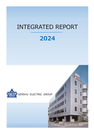 Miniature Senshu Electric Rapport annuel 2024