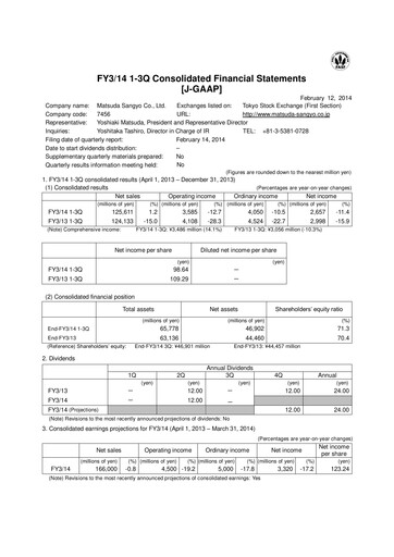 Thumbnail MATSUDA SANGYO Quarterly Report 2014-q3