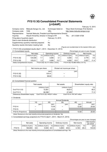 Thumbnail MATSUDA SANGYO Quarterly Report 2015-q3