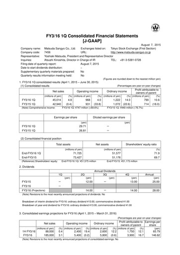 Thumbnail MATSUDA SANGYO Quarterly Report 2016-q1