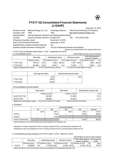 Thumbnail MATSUDA SANGYO Quarterly Report 2017-q2
