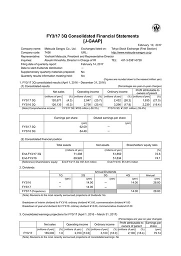 Thumbnail MATSUDA SANGYO Quarterly Report 2017-q3