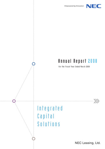 Thumbnail NEC Capital Solutions Annual Report 2008