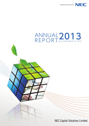Thumbnail NEC Capital Solutions Annual Report 2013