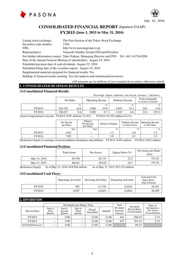 Thumbnail Pasona Group Financial Report 2016