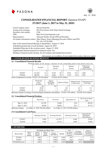 Thumbnail Pasona Group Financial Report 2018