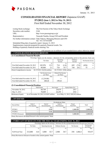 Thumbnail Pasona Group Half-year Report 2013-h1