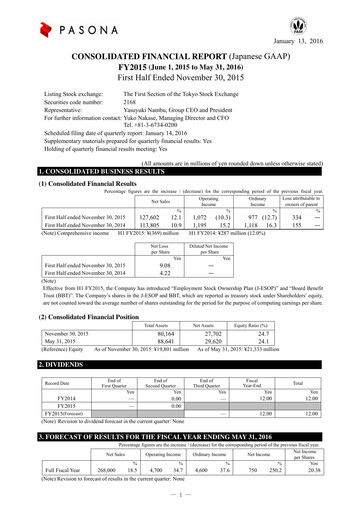 Thumbnail Pasona Group Half-year Report 2016-h1