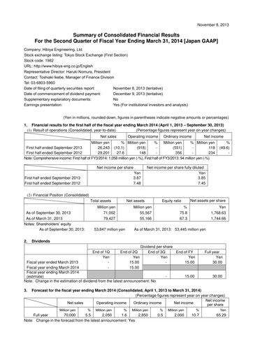 Thumbnail Hibiya Engineering Half-year Report 2014-h1