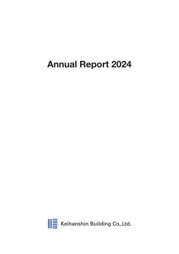 Thumbnail Keihanshin Building Annual Report 2024