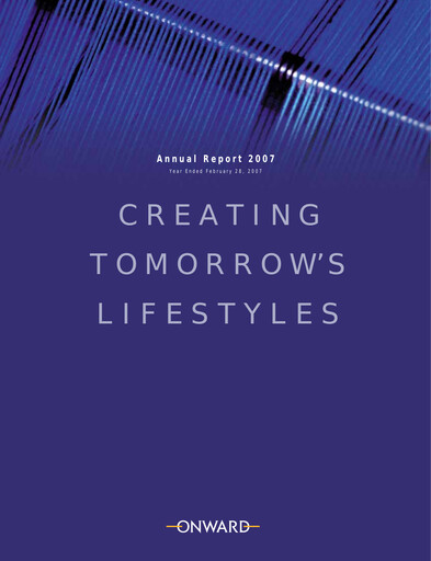 Thumbnail Onward Holdings Co., Ltd. Annual Report 2007