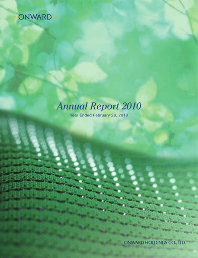 Thumbnail Onward Holdings Co., Ltd. Annual Report 2010