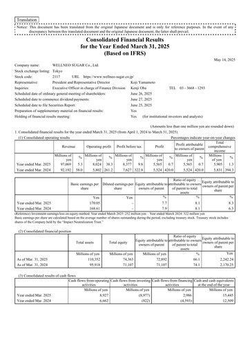 Thumbnail  Wellneo Sugar Financial Statement fy2025