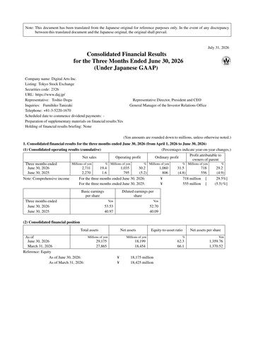 Thumbnail Digital Arts Inc. Quarterly Report 2026-q1