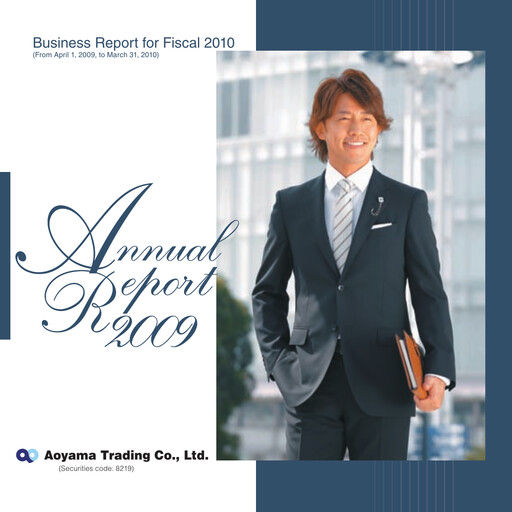 Thumbnail Aoyama Trading Annual Report fy2010