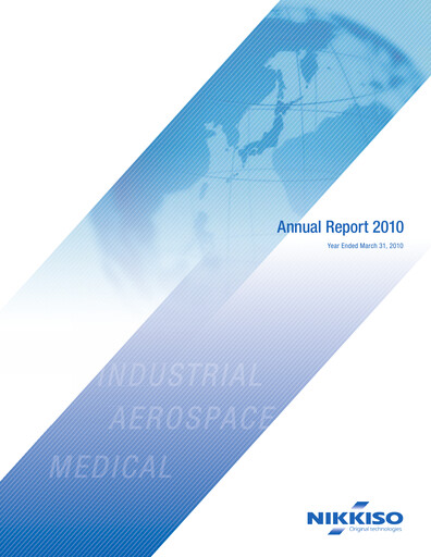 Miniature Nikkiso Co., Ltd. Rapport annuel 2010