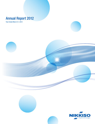 Miniature Nikkiso Co., Ltd. Rapport annuel 2012