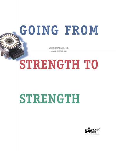 Vorschaubild Star Micronics Jahresbericht 2001
