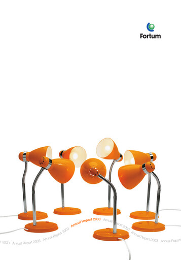 Thumbnail Fortum Annual Report 2003