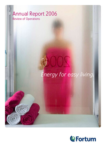 Thumbnail Fortum Annual Report 2006