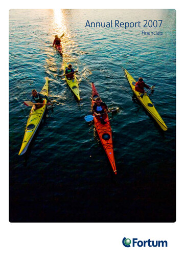 Thumbnail Fortum Annual Report 2007
