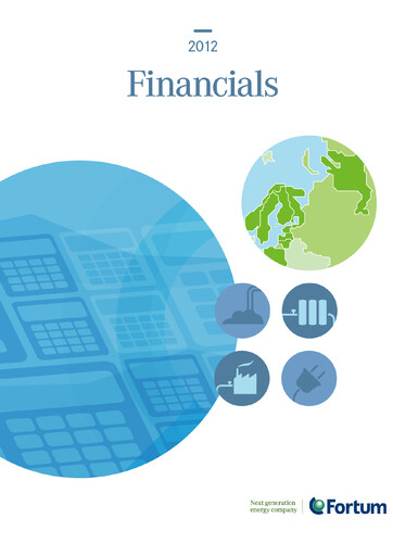 Thumbnail Fortum Financial Statement 2012