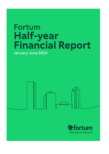 Thumbnail Fortum Half-year Report 2024-h1
