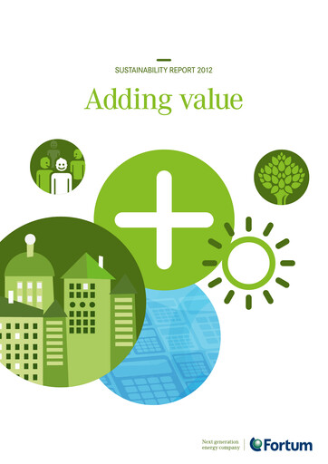 Thumbnail Fortum Sustainability Report 2012