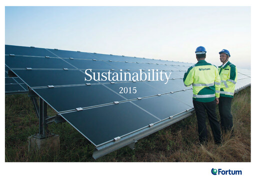 Thumbnail Fortum Sustainability Report 2015
