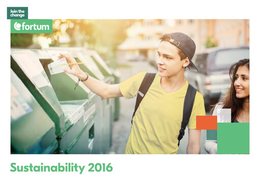 Thumbnail Fortum Sustainability Report 2016