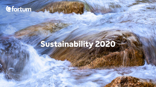 Thumbnail Fortum Sustainability Report 2020
