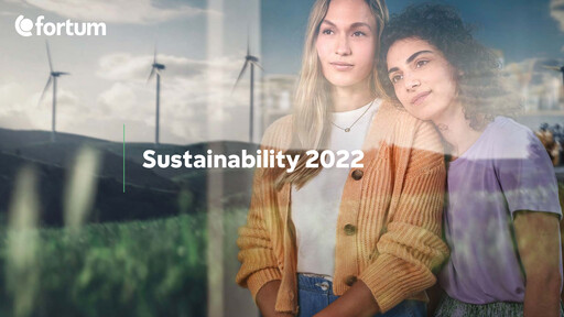 Thumbnail Fortum Sustainability Report 2022