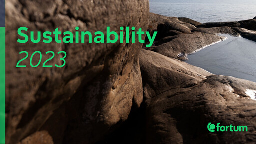 Thumbnail Fortum Sustainability Report 2023