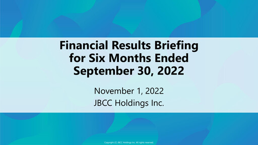 Thumbnail JBCC Holdings Half-year Report 2022-h1
